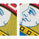 Bicubic resampling (left) versus Super Resolution (right), zoomed in.